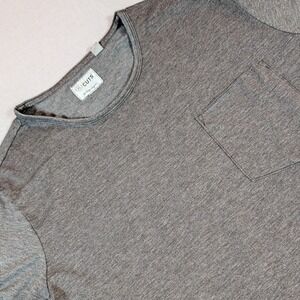 Cuts Clothing Men's Crew Neck Pocket‎ T-Shirt Size Large Charcoal Gray